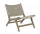 Sedona Teak Lowback Accent Chair