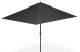 8' x 10' Monterey Auto Tilt Market Umbrella Charcoal Grey 