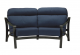 Corsica Crescent Cushion Loveseat