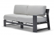 Gather Aluminum Right Arm Loveseat