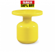 Ceramic Bottle Accent Table Yellow