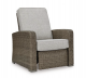 Beachwood Wicker Outdoor Recliner