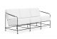 Reed Outdoor Steel Sofa