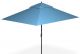 8' x 10' Monterey Auto Tilt Market Umbrella Steel Blue