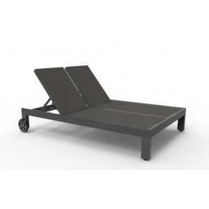 Redondo Dbl. Sling Chaise w/ Wheels