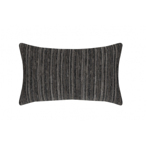 Luxe Stripe Charcoal Lumbar