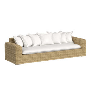 Playa Wicker Oversized Sofa