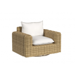 Playa Wicker Oversized Swivel Club Chair