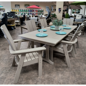 Polywood Curveback 7-Piece Dining Set