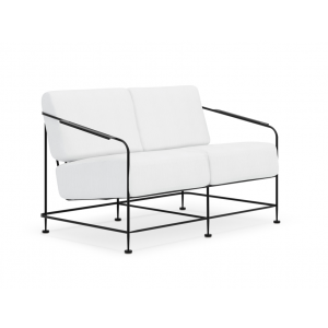 Reed Outdoor Steel Loveseat