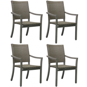 Scottsdale Wicker Stacking Chairs (4-Pack)