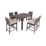 avery 7 piece counter set sq outdoor furniture