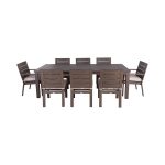 avery 9 piece dining sq outdoor furniture