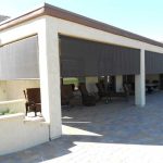 Exterior Patio Retractable Window Roller Shades Product Shot 3