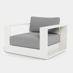 hayman swivel lounge chairwhite aluminum outdoor furniture