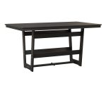 hudson40x70tablemgpmattblackmgpmattblackcounterheight outdoor furniture