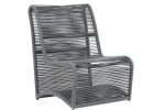 milano armless club chair outdoor furniture