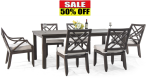 palisades 7piece dine 2 outdoor furniture