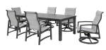 ravello 7piece pd sling dining set outdoor furniture