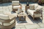 sb 3pc loveseat swivel lounge landscape arial 2 outdoor furniture