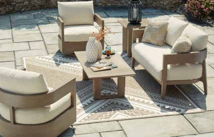 sb 3pc loveseat swivel lounge landscape arial 2 outdoor furniture