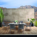 Scottsdale 7 pc Dining Set Walnut