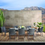 Scottsdale 9 pc Dining Set Walnut