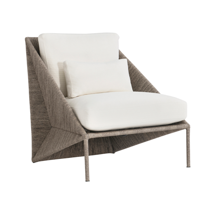 Material woven outdoor furniture