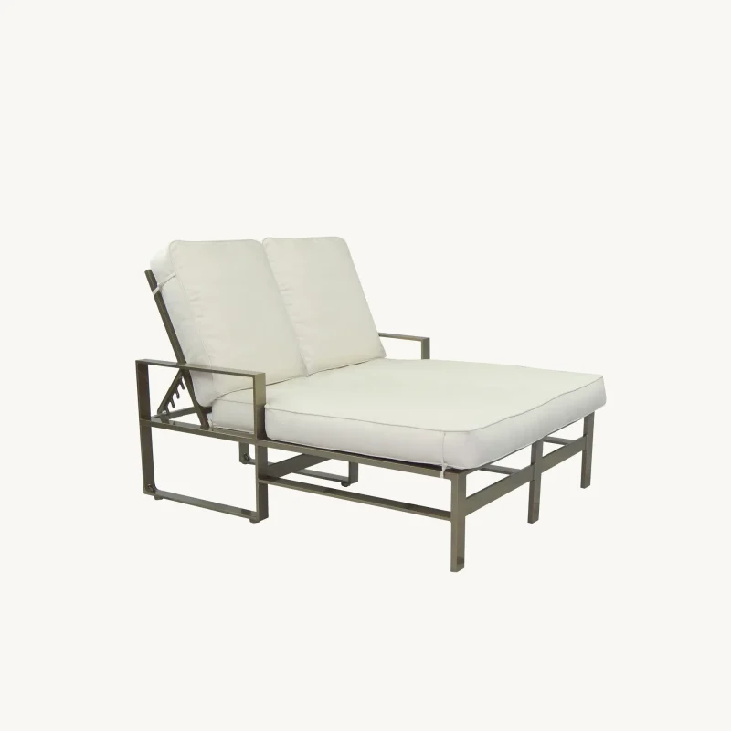 Park Place Adjustable Cushioned Double Chaise Lounge - All American Outdoor Living