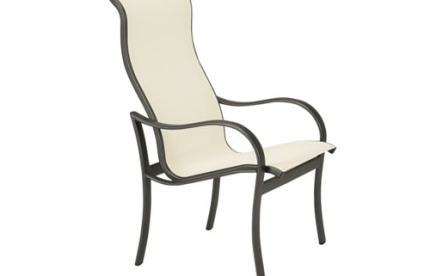 Shoreline Sling High Back Dining Chair - All American Outdoor Living