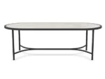 Athens 96" Oval Dekton Dining Table - All American Outdoor Living