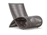 Azzurro Wave lounge chair S 2 gray outdoor furniture