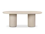 Poole Outdoor Marble Dining Table - All American Outdoor Living
