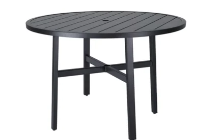 Plank 53" Round Balcony Table - All American Outdoor Living