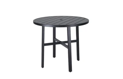 Plank 44" Round Balcony Table - All American Outdoor Living