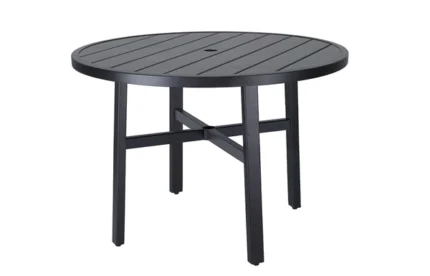 Plank 44" Round Dining Table - All American Outdoor Living