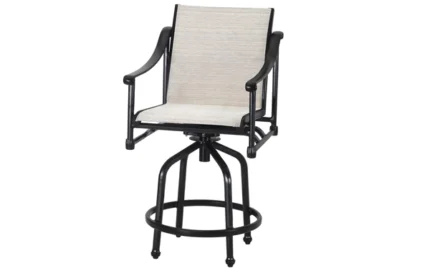 Morro Bay Sling Swivel Bar Stool - All American Outdoor Living