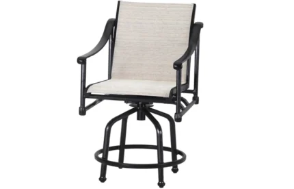 Morro Bay Sling Swivel Balcony Stool - All American Outdoor Living