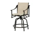Morro Bay Sling Swivel Rocking Balcony Stool - All American Outdoor Living