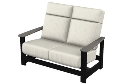 Supreme Hidden Motion Loveseat w/ Polymer Arms - All American Outdoor Living