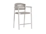 Naples Counter Chair w/Arm (Stackable) - All American Outdoor Living