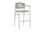 Naples Bar Chair w Arm (Stackable) - All American Outdoor Living