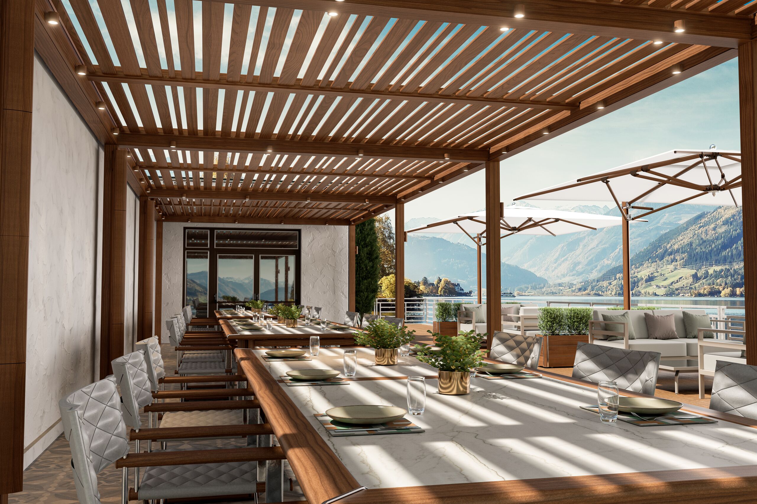 web wide Commercial Dining In Situ OM Max Solanox Web outdoor furniture