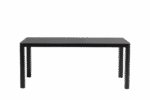 Hampshire rectangular sintered stone dining table detail