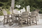 Horizon 7-Piece Counter Set on an outdoor patio